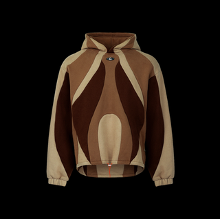 'SPLICE' HOODIE: MOCHA