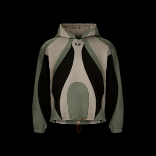 'SPLICE' HOODIE: BAYLEAF