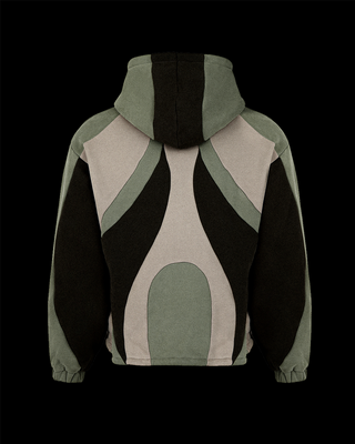 'SPLICE' HOODIE: BAYLEAF