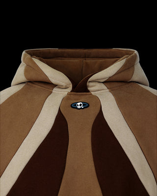 'SPLICE' HOODIE: MOCHA
