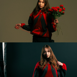 'SPLICE' HOODIE: MAGMA