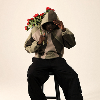 'SPLICE' HOODIE: BAYLEAF