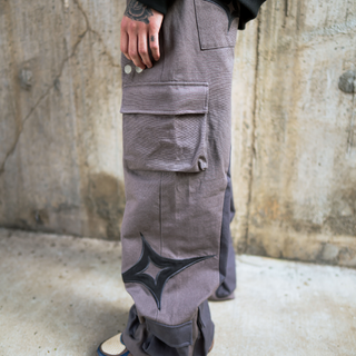ROY'S PECAN 'SHURIKEN' DENIM PANTS