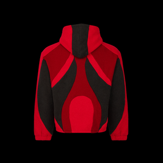 'SPLICE' HOODIE: MAGMA