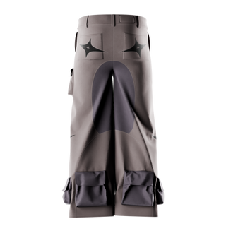 ROY'S PECAN 'SHURIKEN' DENIM PANTS