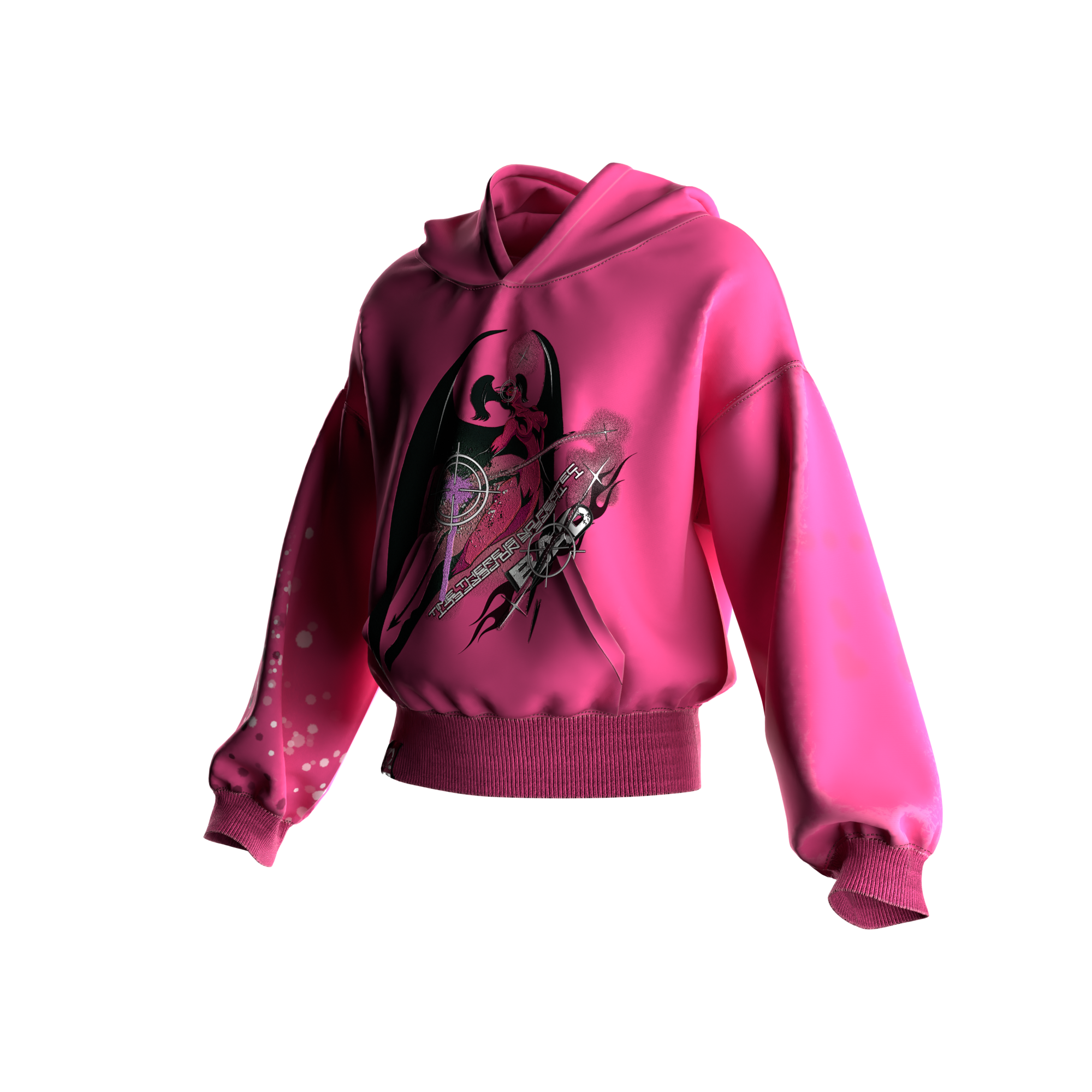 *IMPERFET* PINK HOODIE