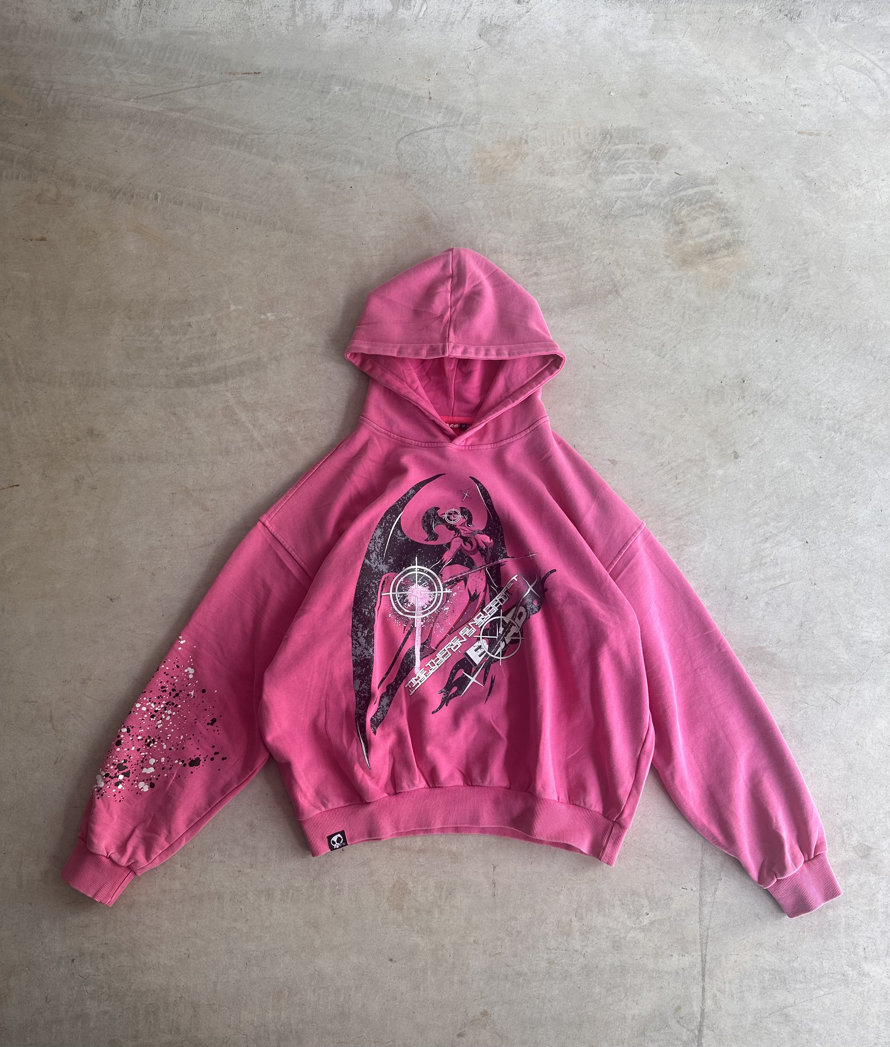 *IMPERFET* PINK HOODIE