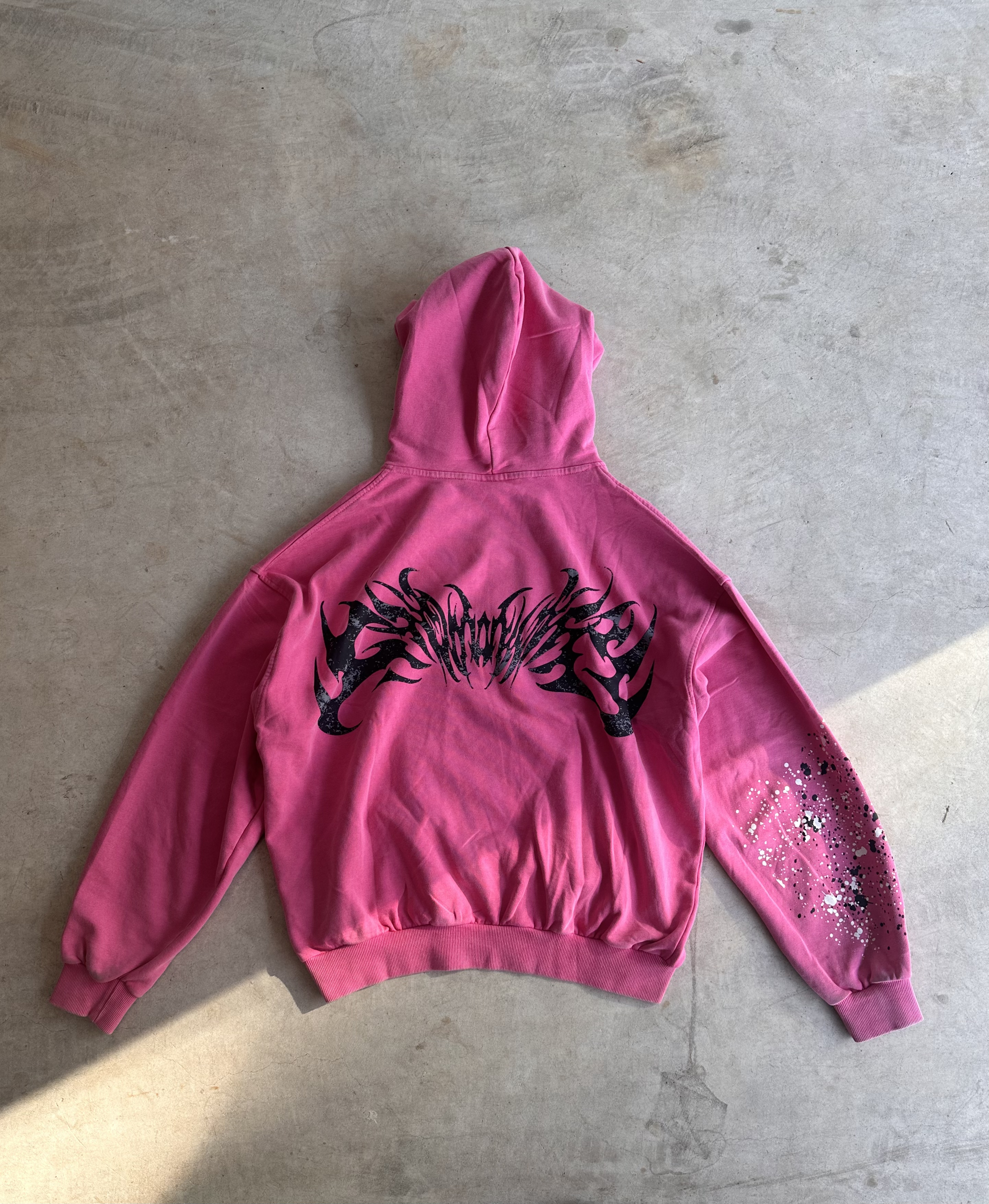 *IMPERFET* PINK HOODIE