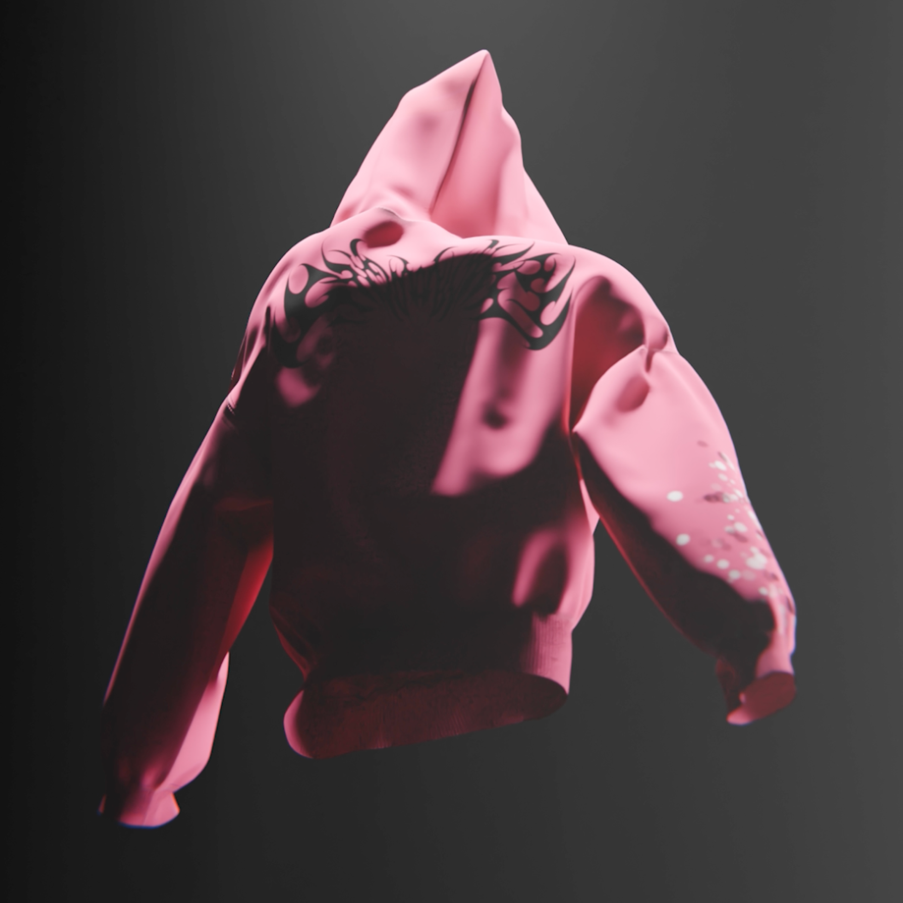 *IMPERFET* PINK HOODIE